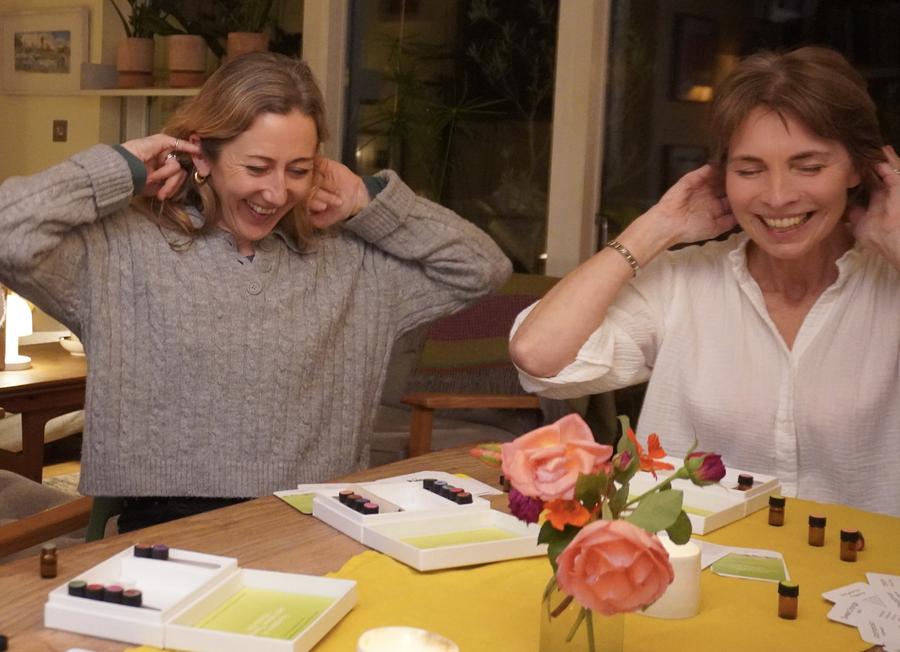 AromaPoints participants laughing